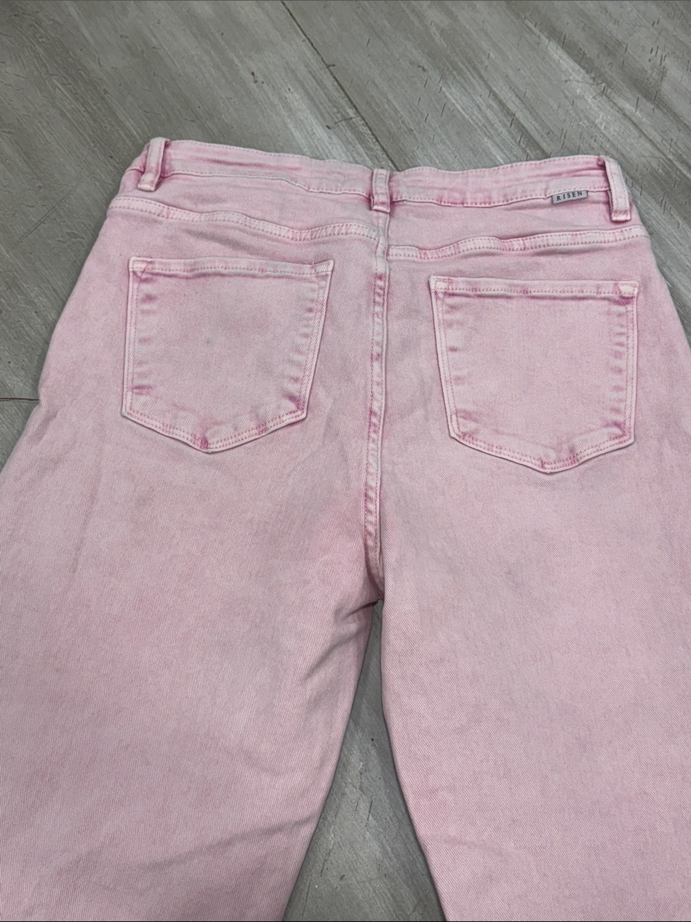 Risen Women's Pink High-Rise Jeans Size 9 - Picture 4 of 8
